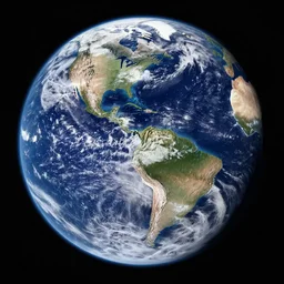 Planet Earth seen from the perspective of the moon, very detailed and sharp 8k photorealistic