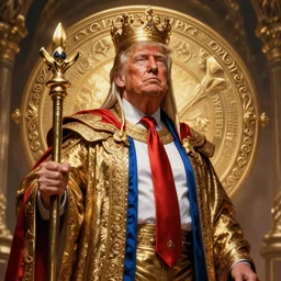 Donald Trump as the god-emperor of mankind, matte painting, concept art, cgsociety, octane render, trending on artstation, artstationHD, artstationHQ, unreal engine, 4k, 8k