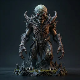 heightmap of a cthulhu, cinematic lighting, trending on artstation, 3 d render
