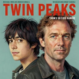 twin peaks poster artwork by michael whelan and tomer hanuka, rendering of portrait of larry david, full of details, by makoto shinkai and thomas kinkade, matte painting, trending on artstation and unreal engine