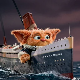 frame from 1997 titanic gremlins