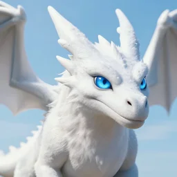 blue eyes white dragon photograph from a cinematic movie, award winning, great photography