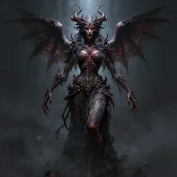 an indescribable being of terror and beauty, concept art, dark fantasy, unreal engine