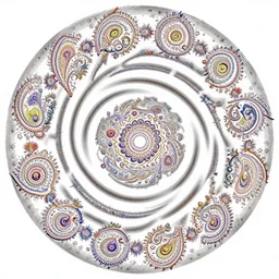 swirling maze fractal haeckel paisley multicolor