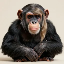 a chimpanzee-Taylor Swift hybrid