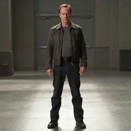 Bryan Cranston as Gordon Freeman, film still from Half-Life movie, full body, centered, detailed, 4k