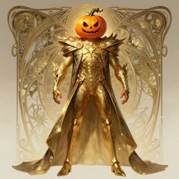 powerful male character, jack pumpkinhead of oz, land of oz, full body character concept, art nouveau, super powers, fantasy, intricate, elegant, highly detailed, digital painting, artstation, concept art, shining, sharp focus, illustration, art by stanley lau