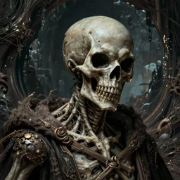 a skully portrait of caronte on dante ´ s inferno, enclosed dark damp liminal post apocalyptic space, artstation, unreal engine, concept art, illustration, intricate details, ultra realism atmosph, by rutkowski and beksinski and russ mills