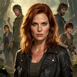 highly detailed portrait of heather graham, in the walking dead, stephen bliss, unreal engine, fantasy art by greg rutkowski, loish, rhads, ferdinand knab, makoto shinkai and lois van baarle, ilya kuvshinov, rossdraws, tom bagshaw, global illumination, radiant light, detailed and intricate environment