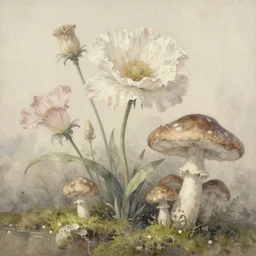 soft!! muted color!! ( ( ( ( ( ( ( ( ( ( ( ( ( ( ( ( ( soft soft soft soft soft watercolor of a giant flowers, giant mushrooms, moss ( ( knome ) ) painterly, granular dripping running. very muted colors. ) ) ) ) ) ) ) ) ) ) ) ) ) ) ) ) ) by jean - baptiste monge!!!!!!!!!!!!!!!!!!!!!!!!!!!!!!