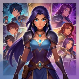 front-facing symmetrical centered portrait, Maya Ali as a D&D Sorcerer, video game avatar, matte painting, attractive eye enchanted official fanart behance hd artstation, Arcane DOTA Hearthstone pixar, maya engine on stylized background splash comics global illumination lighting artstation, by Jesper Ejsing, by RHADS, Makoto Shinkai and Lois van baarle, ilya kuvshinov, rossdraws