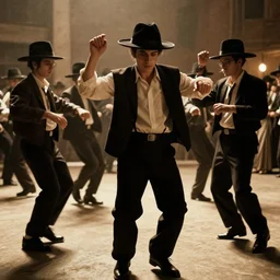 orthodox Jews dancing in American Psycho (1999)