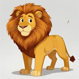 beautiful detailed character design of a cartoon lion. deviantart adoptable, style of maple story and zootopia, portrait studio lighting by jessica rossier and brian froud in the style of disney, artstation deviantart alphonse mucha
