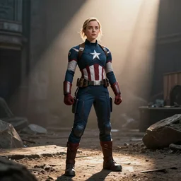 Maisie Williams as Captain America