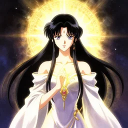 fantasy sorceress  women, symmetrical portrait, holy glow, by Yoshitaka Amano, Ruan Jia, Kentaro Miura, Artgerm, 8k