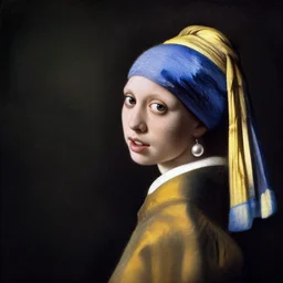 John Cena in the Girl With A Pearl Earring painting.