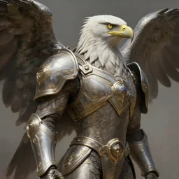 a anthropomorphic eagle wearing scifi armor, diffuse lighting, fantasy, intricate, elegant, highly detailed, lifelike, photorealistic, digital painting, artstation, illustration, concept art, smooth, sharp focus, art by John Collier and Albert Aublet and Krenz Cushart and Artem Demura and Alphonse Mucha