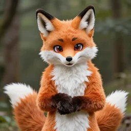 an anthropomorphic fox, fursuit!!!!