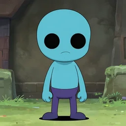Invader Zim, in Kim Jung Gi Style,