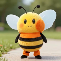 bee wearing orange inmate clothes