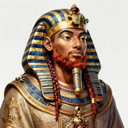 james earl jones as pharaoh, braided beard redhead dreadlocks, intricate, elegant, highly detailed, artstation, sharp focus, illustration, mandy jurgens, rutkowski, mucha
