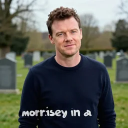 “ morrissey in a cemetery ”