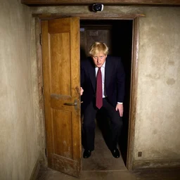 boris johnson locked up a basement dungeon, trailcam