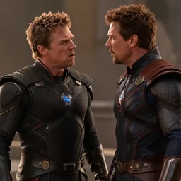tony getting mad with steve in avengers infinity war 2018 movie