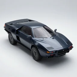 a dark glass and plastic surface box shaped vehicle, scifi flying vehicle, bladerunner 2 0 4 9, pininfarina, hard surface, studio lighting, unreal engine 5, light background