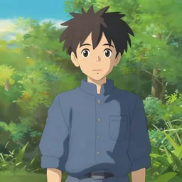 Medium shot of a typical character in the style of Makoto_Shinkai