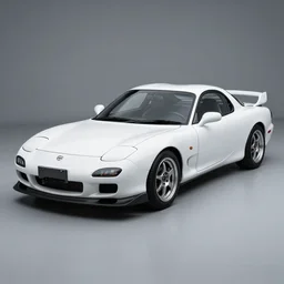 white mazda rx 7 fd