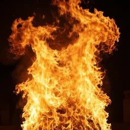 and the flames went higher, symmetric, dynamics lighting, cinematic,