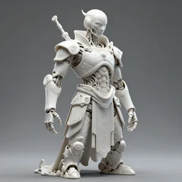 3 d octane render, ultra photorealistic, 8 k hyper detailed image unreal engine, a beautiful of a mystic esoteric robot pose roman samourai cyberpunk, organic ceramic white on the art contemporary art tomasz alen kopera