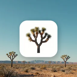 centered icon stylized minimalist joshua tree, loftis, cory behance hd by jesper ejsing, by rhads, makoto shinkai and lois van baarle, ilya kuvshinov, rossdraws global illumination