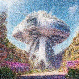 giant big detail white   megastructure cargo favela the wall fortress neon pub  with little plant along borderland style vivid colorful  Hyperrealistic CGI Photorealistic cinematic volume lighting shaft clear sky sun day fanart on ArtStation  concept art