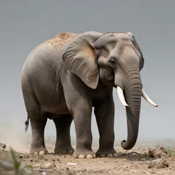 a tardigrade - elephant - hybrid, animal photography