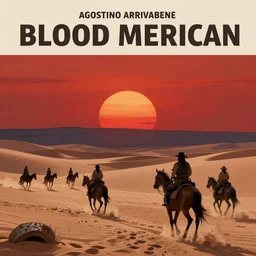 detailed by agostino arrivabene, ( the blood meridian, desert horizon with scarlet sun, violent west ), masterpiece 8 k resolution