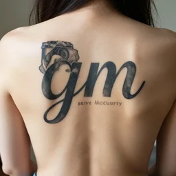 a back tattoo that reads gm, by annie leibovitz and steve mccurry, natural light canon eos c 3 0 0, ƒ 1. 8, 3 5 mm, 8 k, medium - format print