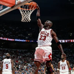 michael jordan dunking