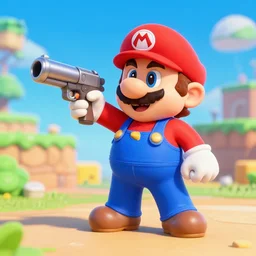 a gun found in the game files of mario odyssey