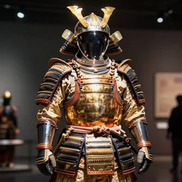 tokugawa samurai armor spacesuit in the tokyo museum of history