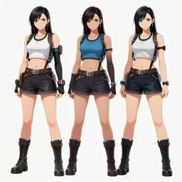 concept of alternate outfit for tifa lockhart, trending on artstation