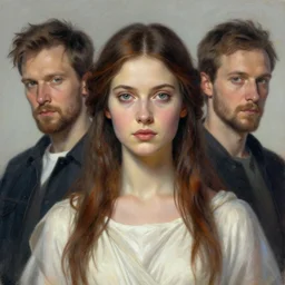 portrait of cassandra the trojan prophetess, by bogdan rezunenko and denys tsiperko and tom bagshaw, magic realism