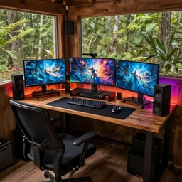 outhouse gaming setup