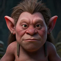 photo realistic image of troll, stunning 3 d render inspired art by istvan sandorfi and greg rutkowski, perfect facial symmetry, realistic, highly detailed attributes and atmosphere, dim volumetric cinematic lighting,