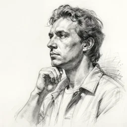 a sketch of a skillfull figure, high contrast, 8 k, beautiful, award winning, extremely detailed, clean lines, in the style of marco mazzoni
