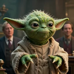 a green danny devito with ( ( ( ( ( yoda ) ) ) ) ) ears greg rutkowski and jason chan highly detailed, cinematic lighting, octane render, unreal engine lumen, very coherent. cinematic, hyper realism, high detail, octane render, 8 k