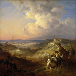 scenic painting by john martin 1 8 1 9