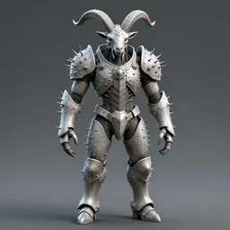 thistle humanoid heavily armoured, symmetrical, highly detailed, digital art, needles, thorns, goat horns, sharp focus, trending on art station, kentaro miura manga art style