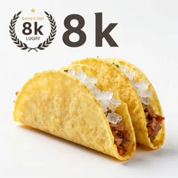 delicious crystal taco, 8 k, mega high quality, professional food photography, award winning photo, foodporn